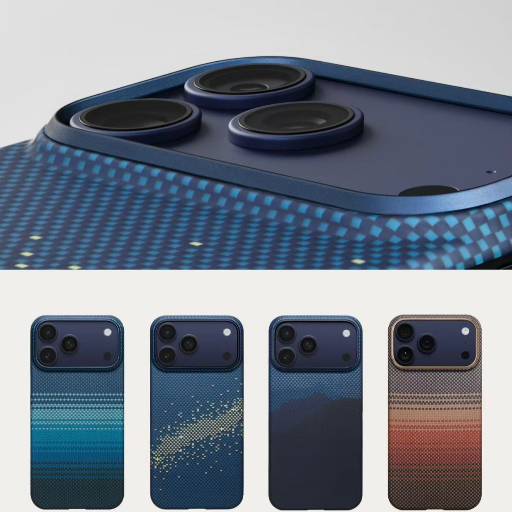 PITAKA ORIGINAL carbon fibre case for iPhone displayed at BRAND ZONE ACCESSORIES in Visakhapatnam.
