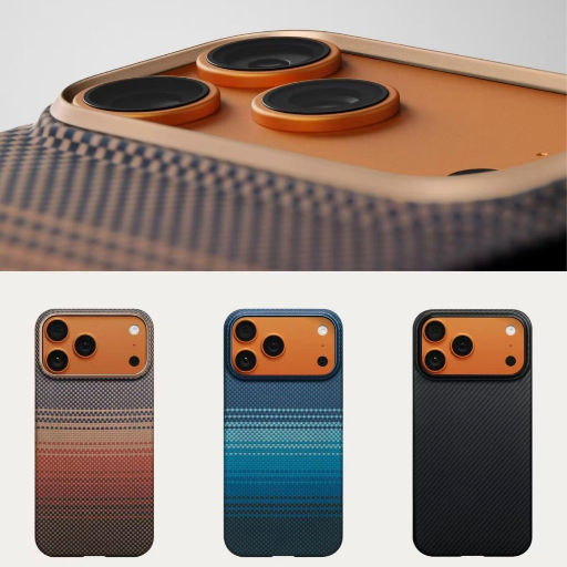 PITAKA ORIGINAL carbon fibre case for iPhone displayed at BRAND ZONE ACCESSORIES in Visakhapatnam. - Image 1
