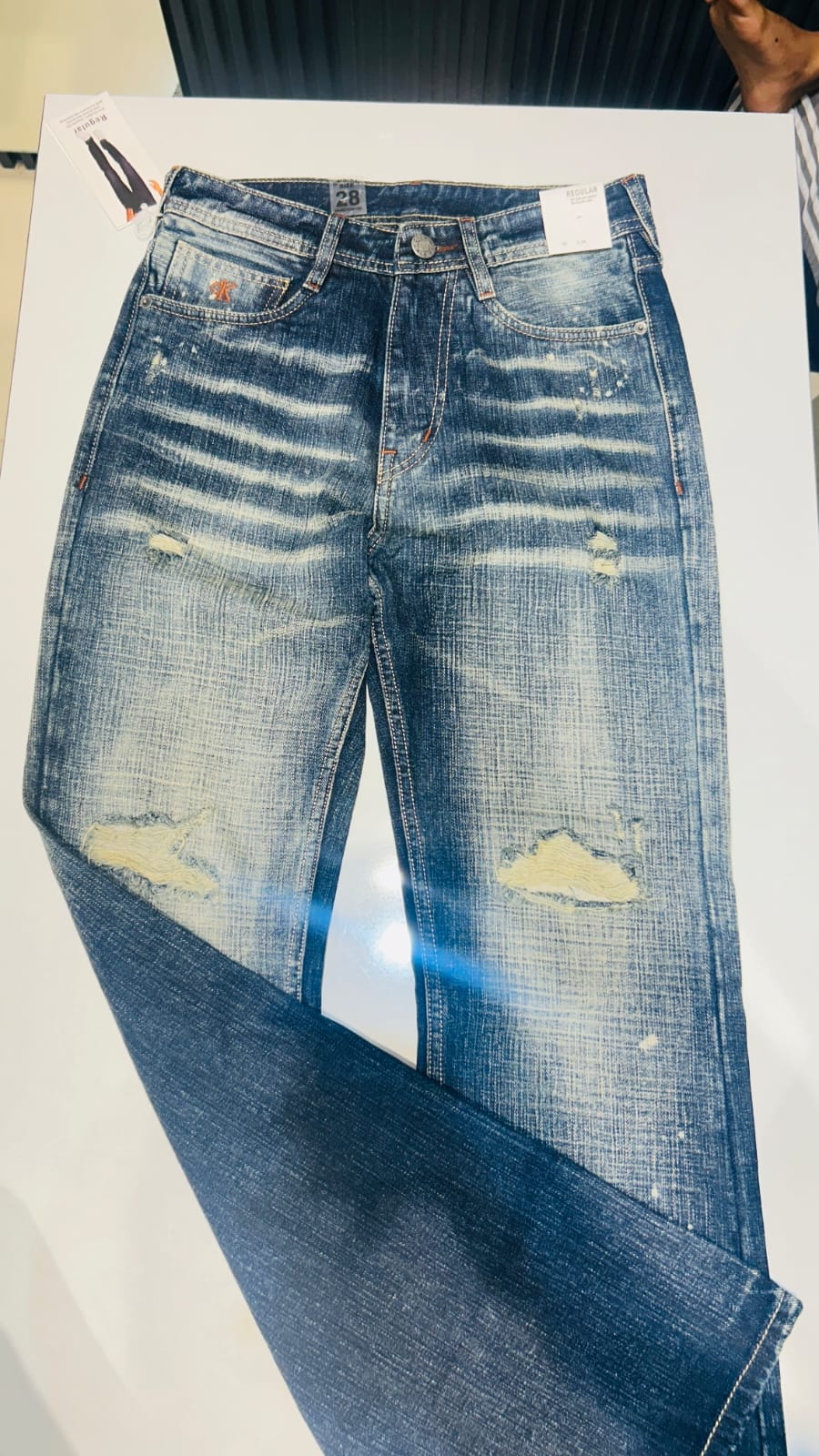 Premium quality Dinesh Collection Jeans in Ismailabad showcasing a superior comfort fit with stylish design.