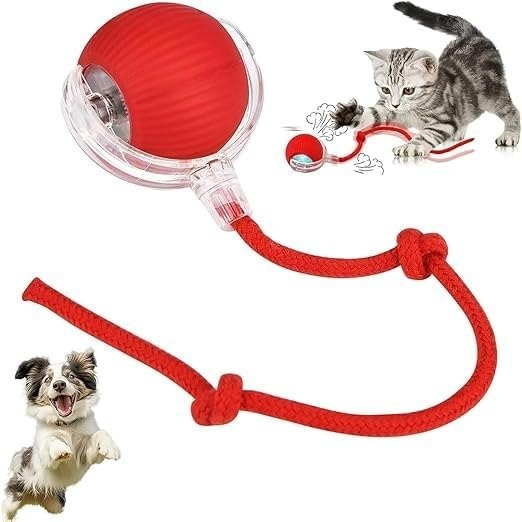 Durable Pet Interactive Playball with Rope
