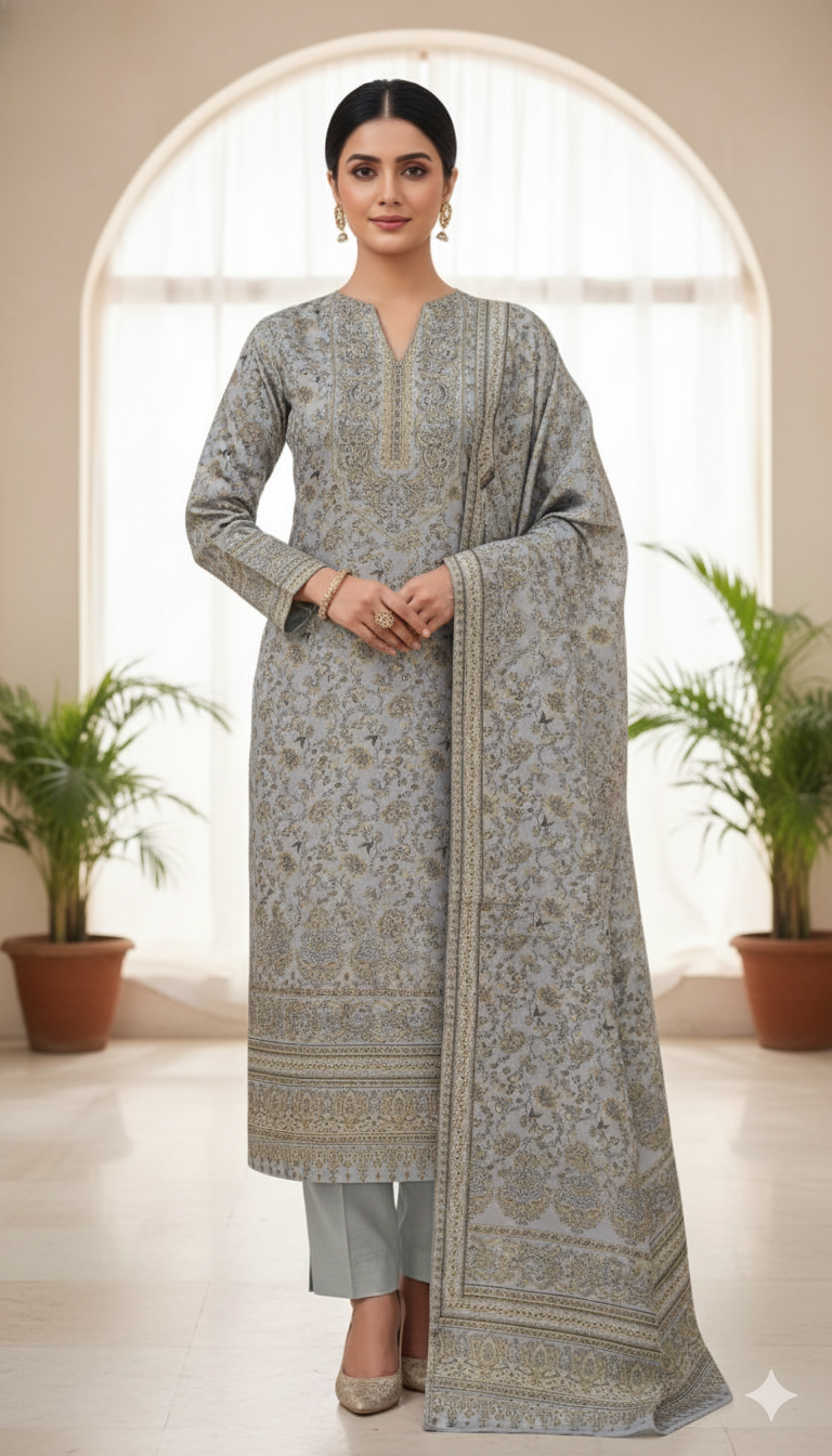 DHIKSHIT DESIGNER TRADERS - Zarri Silk Suit - Elegant Festive Attire in AMRITSAR