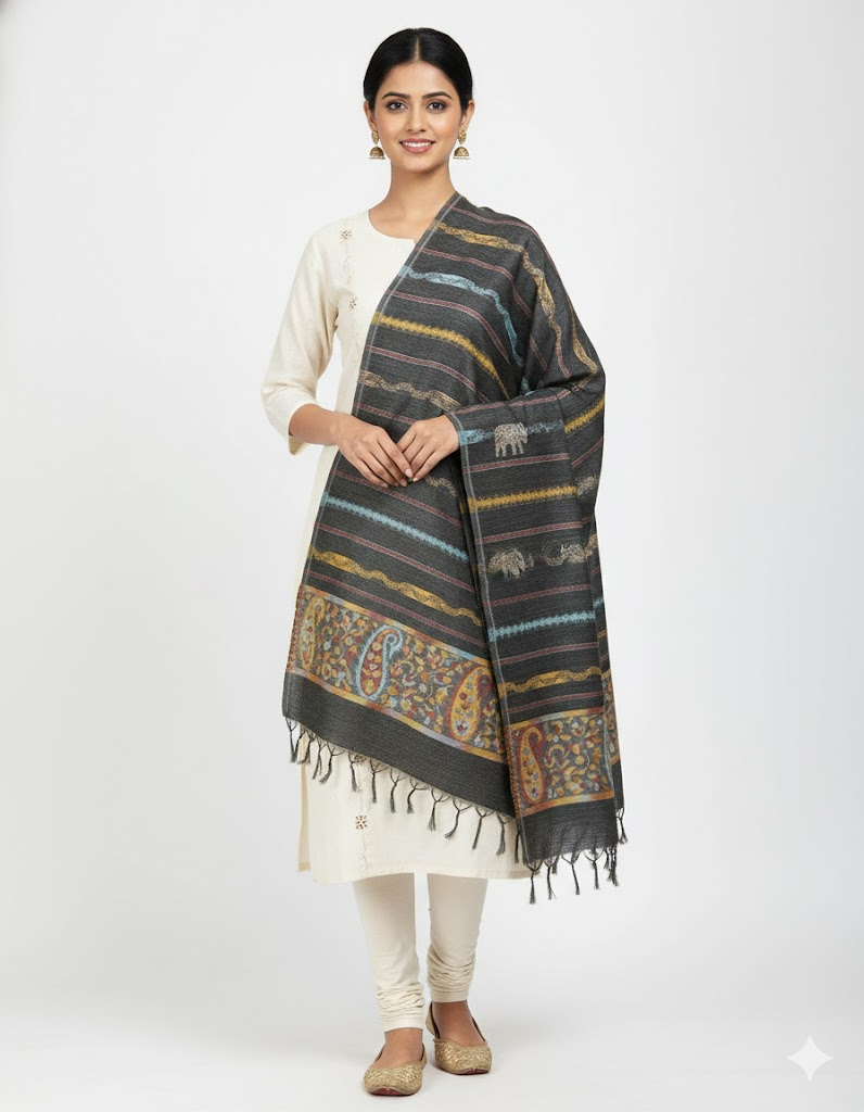 DHIKSHIT DESIGNER TRADERS - Luxurious Fine Wool Stole - New Shiv Nagar in AMRITSAR