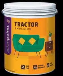 Asian Tractor Emulsion Paint container in Raipur showcasing vibrant colors and professional-grade quality for interior and ex
