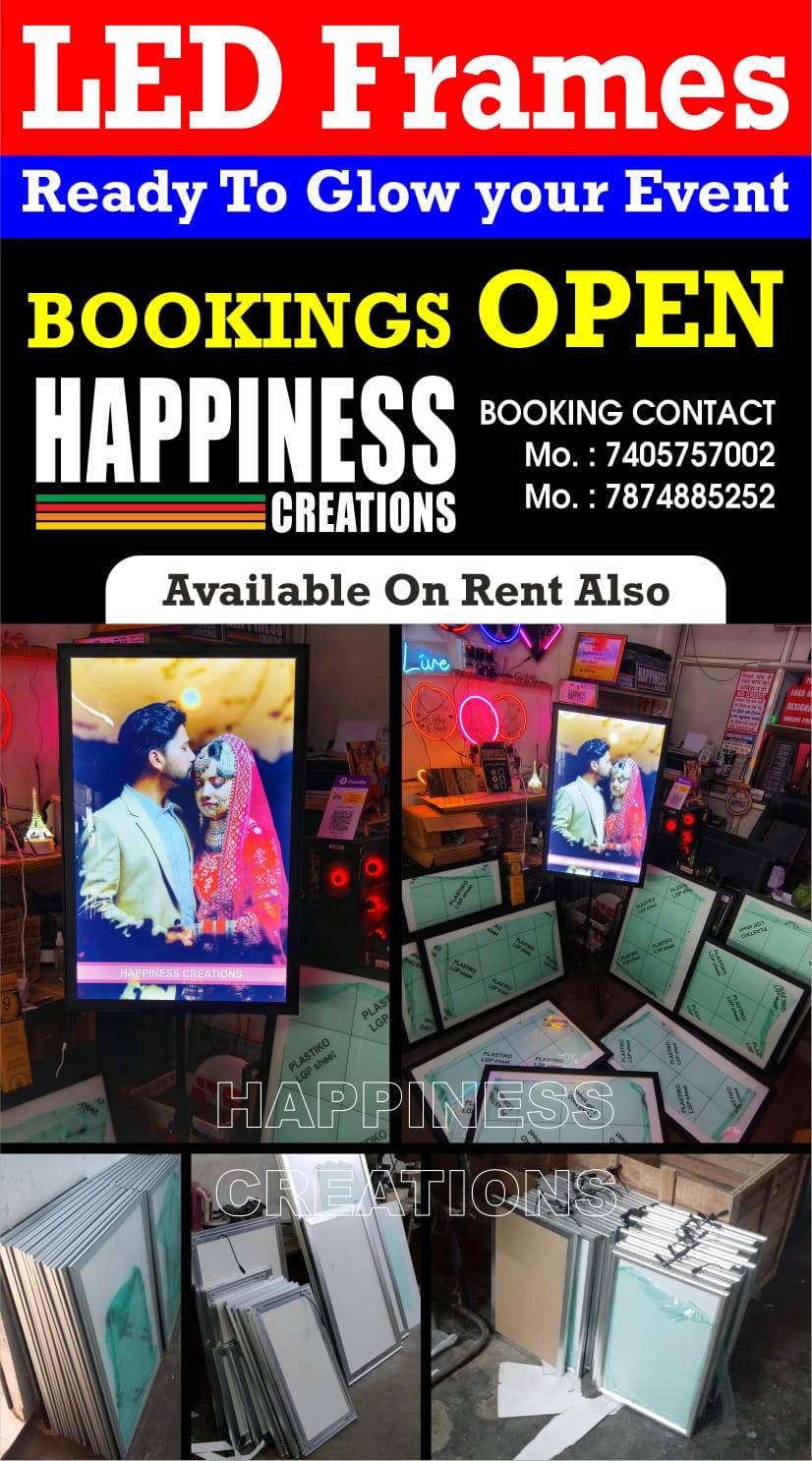 HAPPINESS CREATION - Happiness Creations LED Frames in Vapi