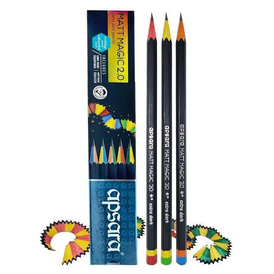 SHREE SHAKTI BOOK STORE - Apsara Colour Pencils in 12 MANDVI in MANDVI