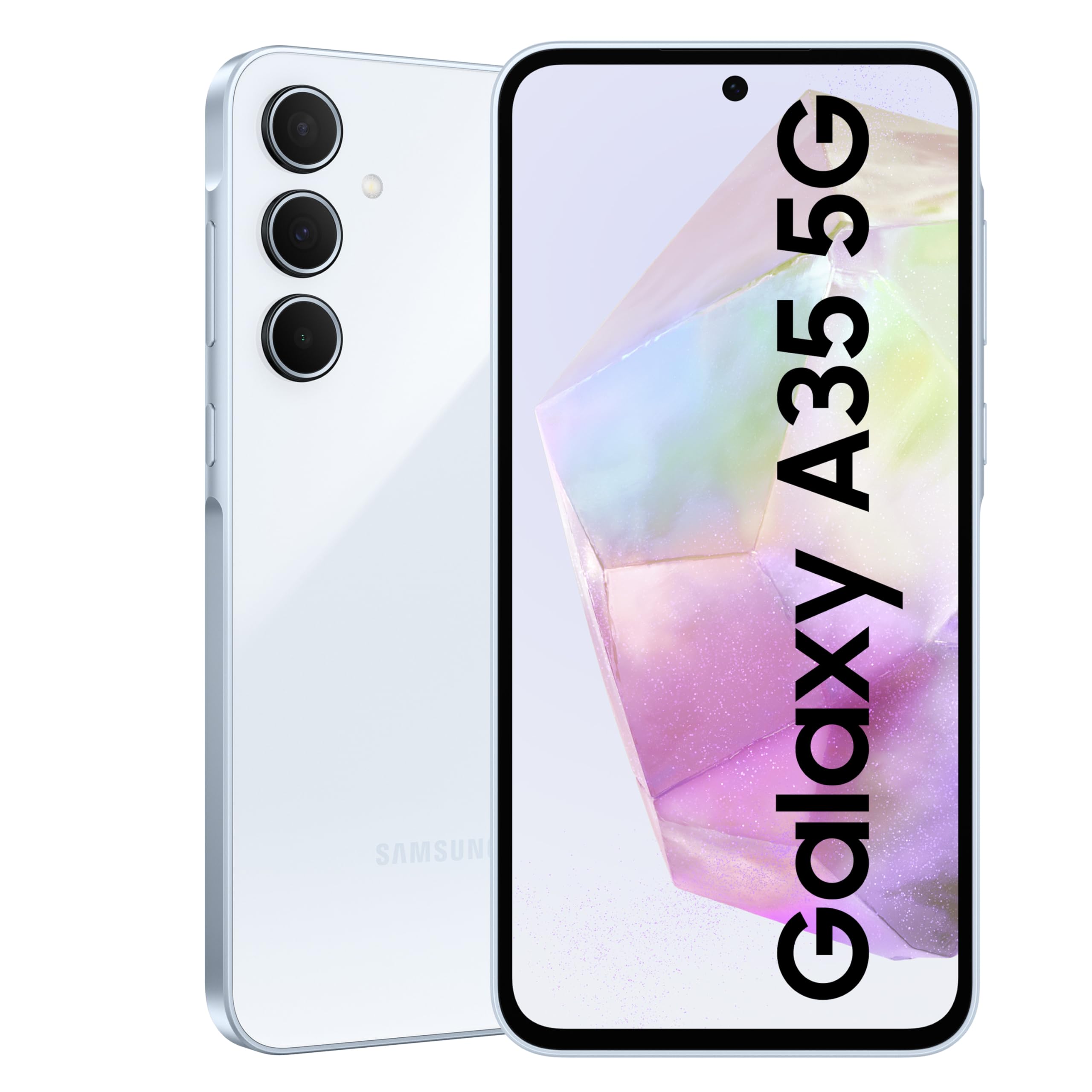 VIRAJ ENTERPRISES - Samsung A35 Light Blue 8GB 128GB 5G Smartphone in Aurangabad