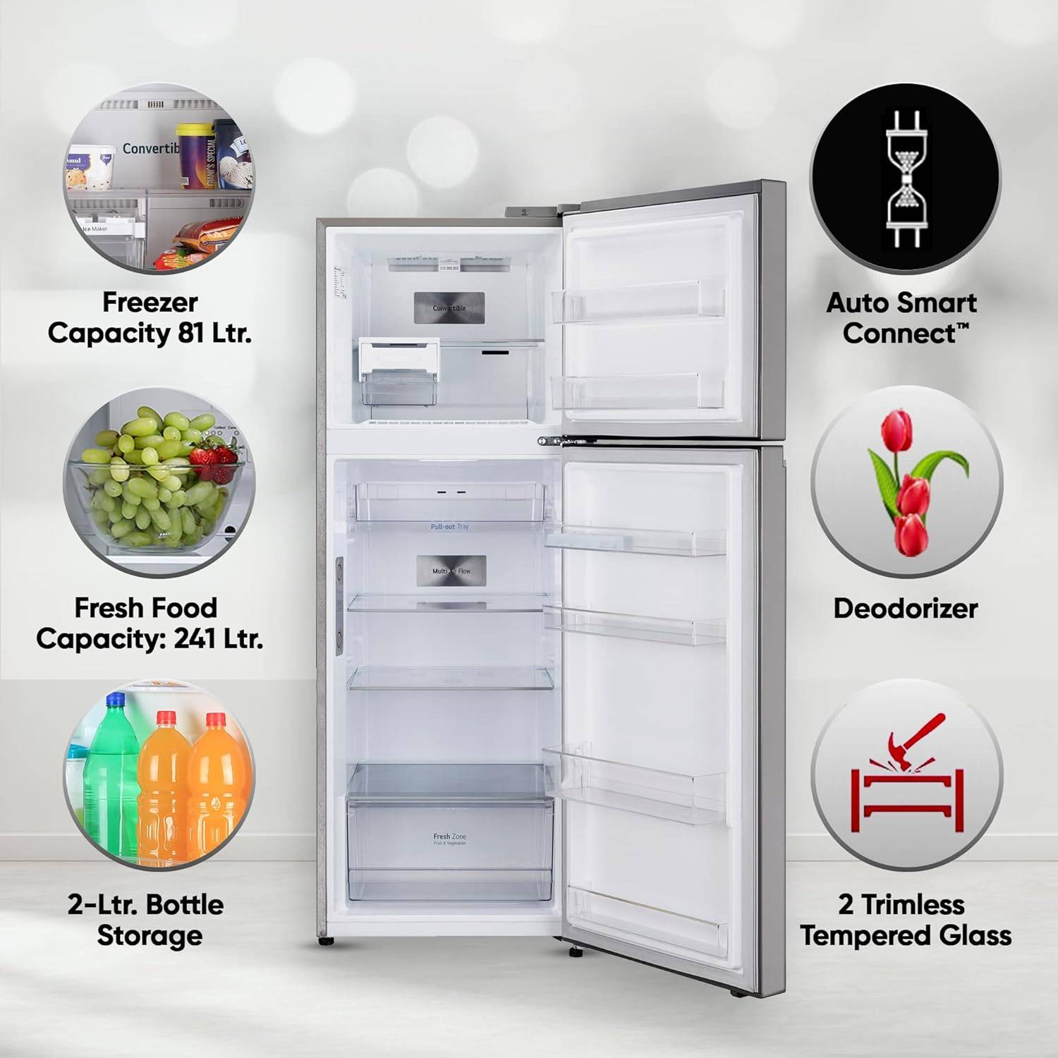 LG 322L Double Door Refrigerator showcased in Bengaluru - Image 1