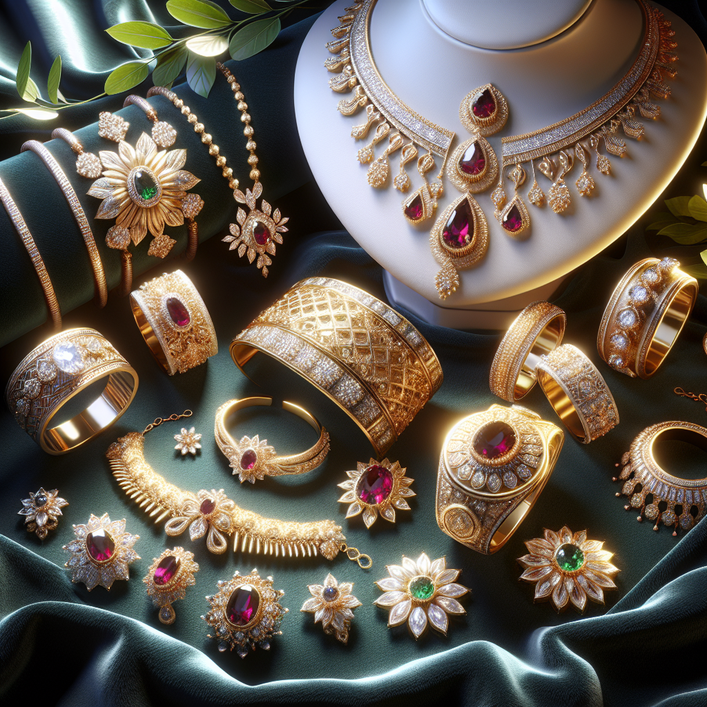 Gold jewellery in Salkia