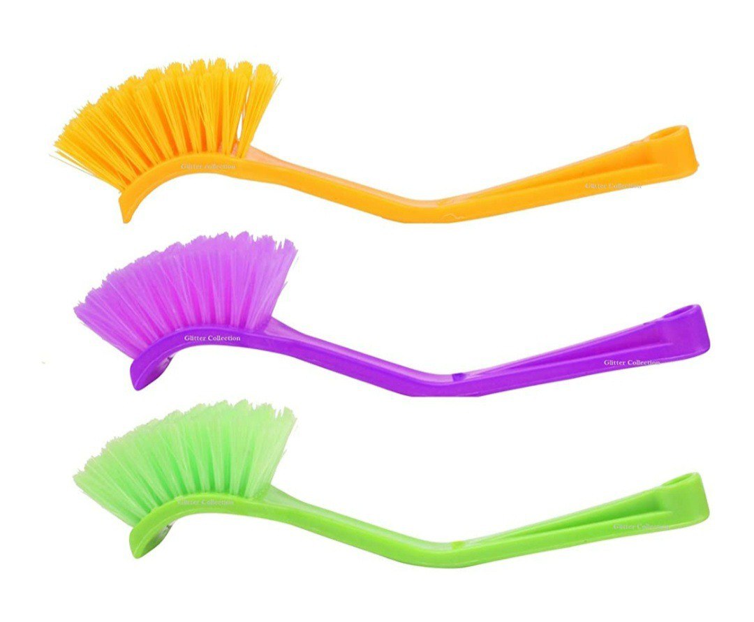 Durable Plastic Brush for cleaning on a table in Hyderabad