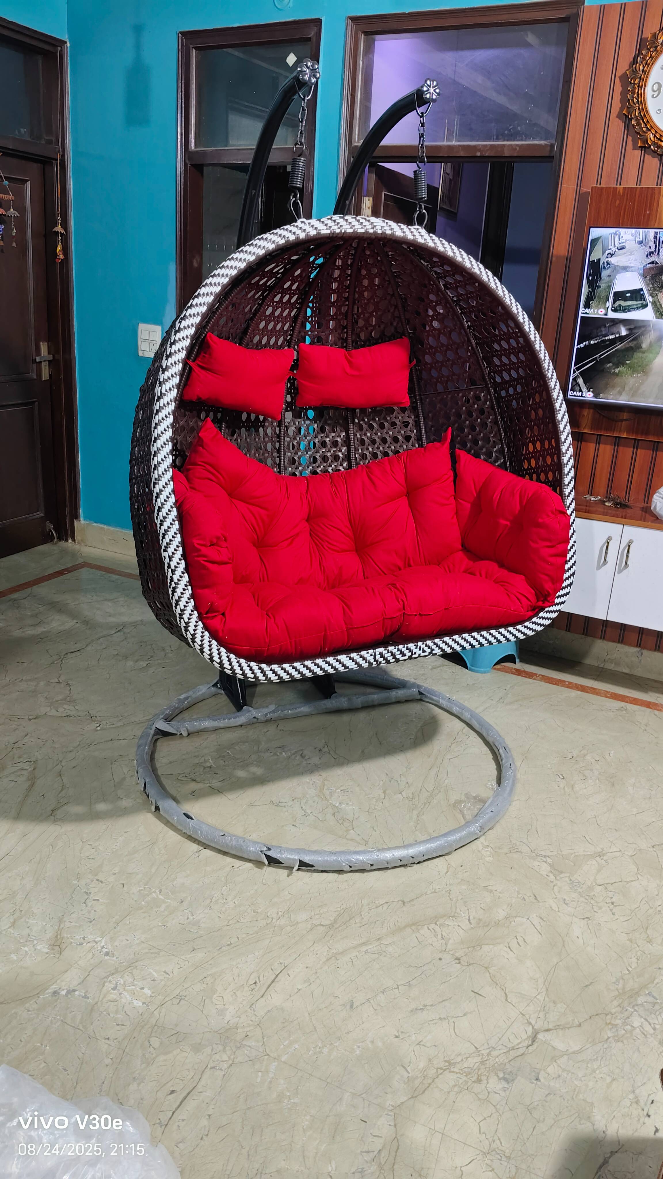  Outdoor Double Hanging Swing Chair with Cushions ANAND INDIA GROUPS ANAND INDIA GROUP  24 2 RANHOLA  VILLAGE Mundka Raod Najafgarh Nangloi Road Near Delhi Jal Board  24 2 RANHOLA  VILLAGE Mundka Raod Najafgarh Nangloi Road Near Delhi Jal Board