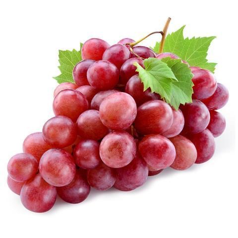 Juicy fresh red grapes in a bunch showcasing their vibrant color and freshness, perfect for snacking, from MOTWANI YASH MANOJ