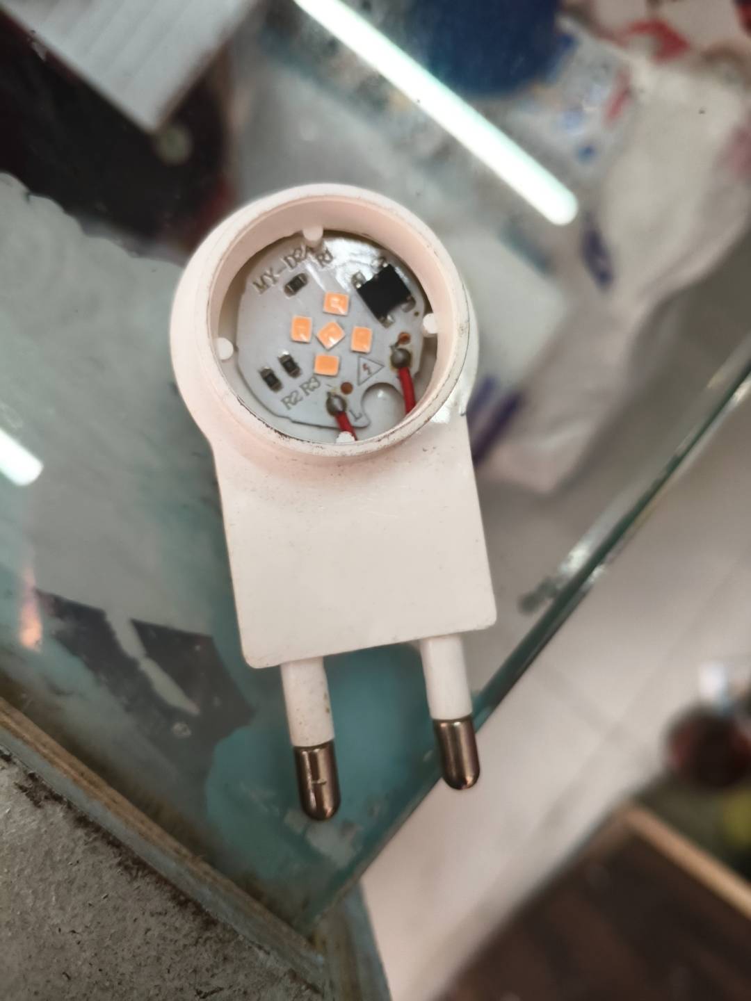 Plug-in LED Night Light with sensor technology in Pune, providing automatic illumination for safe nighttime navigation.