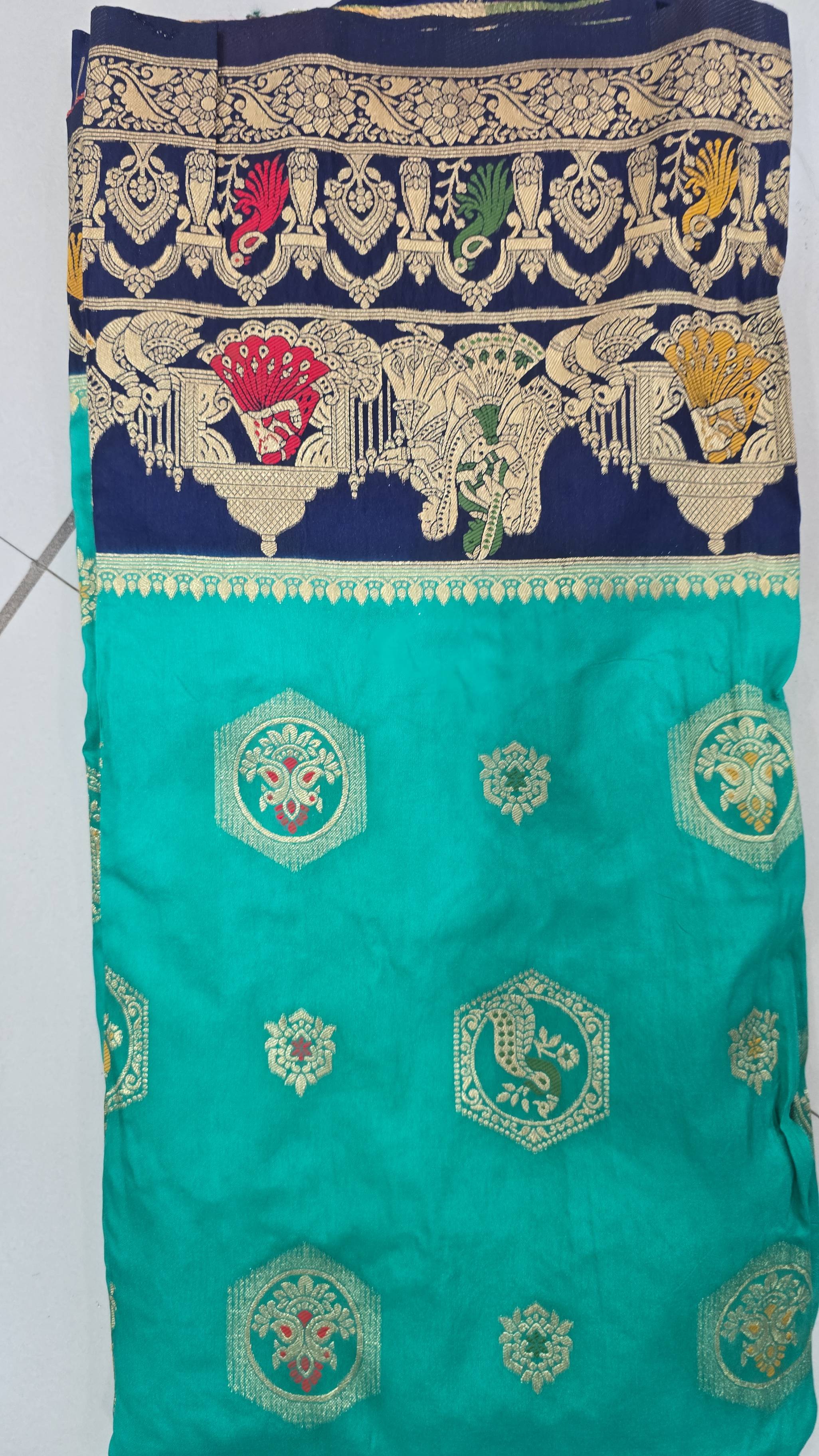 Elegant silk saree in Surat with intricate embroidery and vibrant colors, perfect for special occasions.