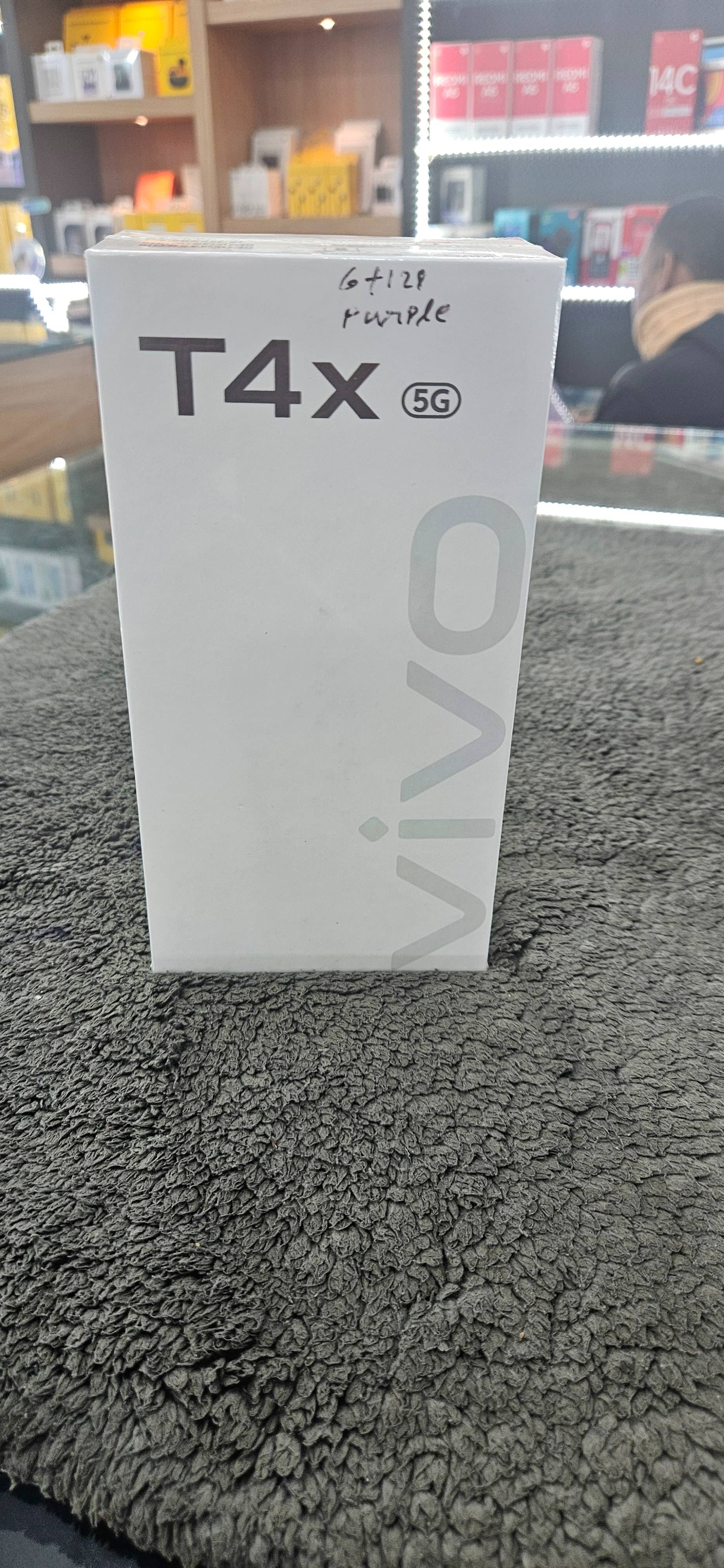 Vivo T4X Smartphone featuring a sleek design, large display, and advanced camera capabilities, perfect for users in Tinsukia.