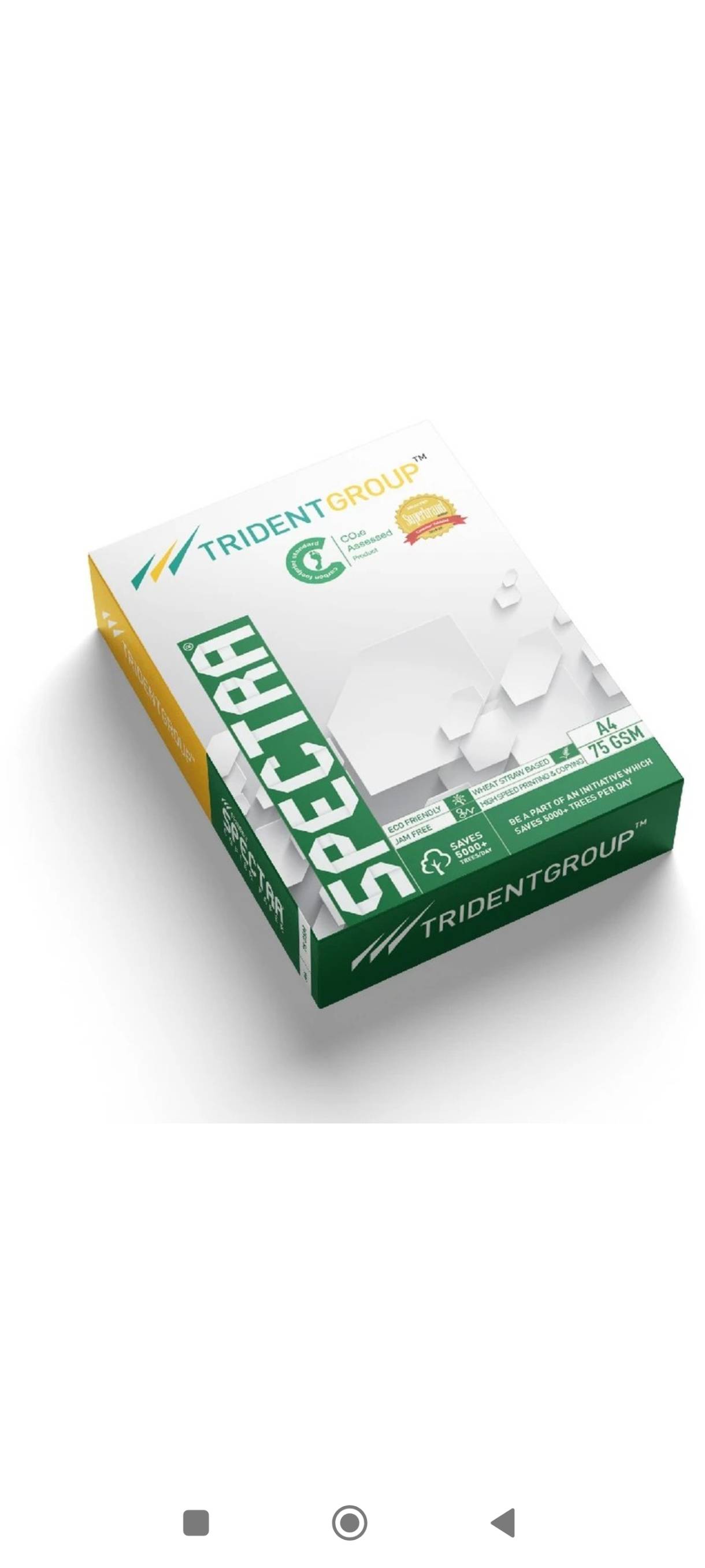 High-quality Spectra A4 size pages designed for vibrant printing results, available at MANJEET CSC CENTER, Narwana.