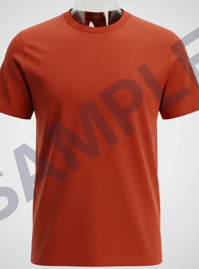 BRINDA TRADERS - Brinda Traders Casual Orange T-Shirt in Manimajra in MANIMAJRA