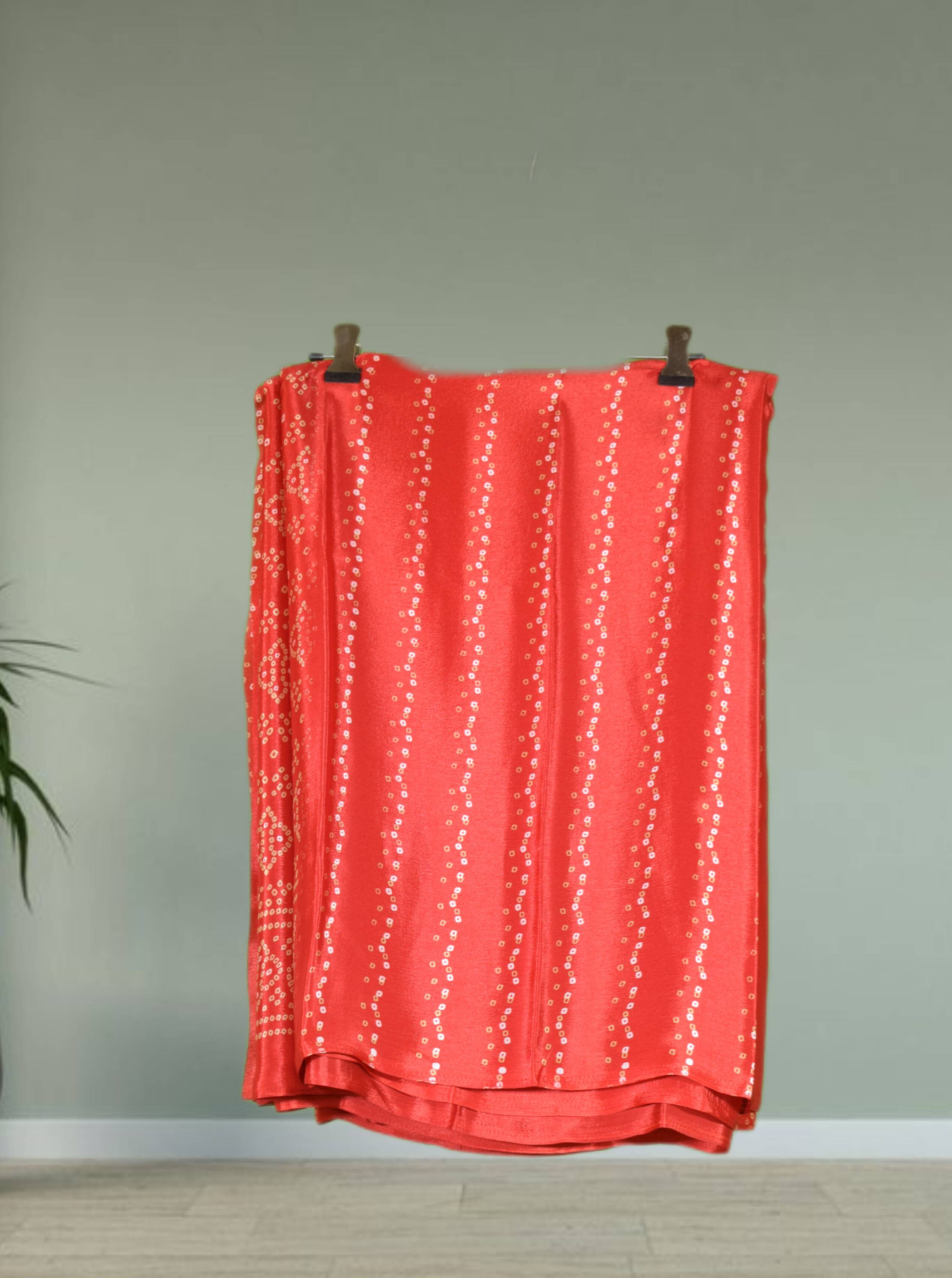 Beautiful Italian silk saree with chunari pattern, showcasing intricate designs and elegance, available in Gorakhpurmp - Image 4