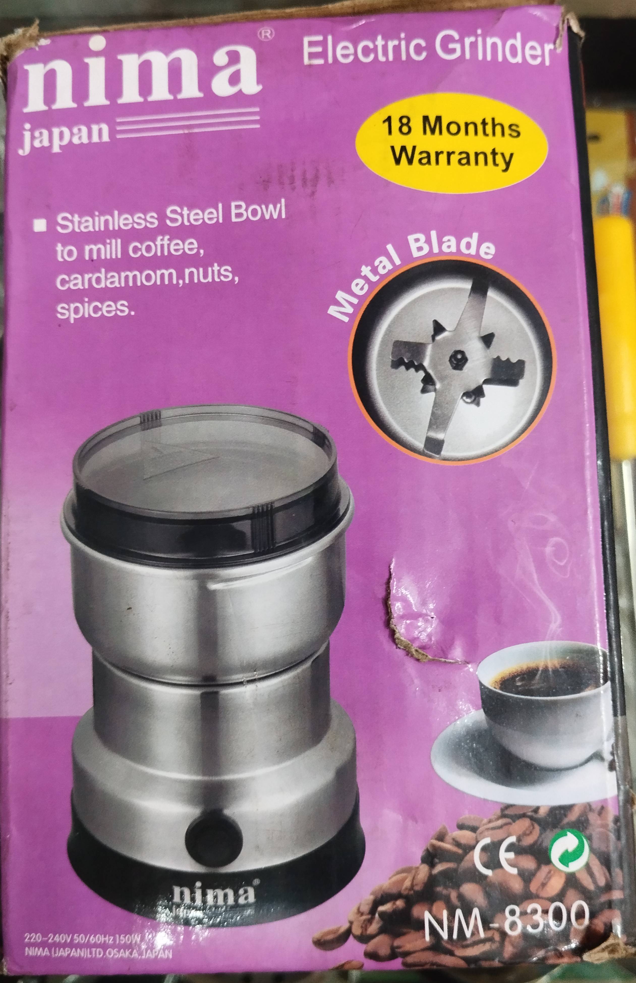 Nima Electric Grinder in Pathankot — a sleek, modern appliance designed for efficiently grinding spices and herbs, featuring 