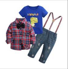 KIDZOO NET - Kids' Stylish 3-Piece Outfit Set in Mumbai in MUMBAI