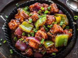 Indo-Chinese Spicy Chilli Chicken Paneer