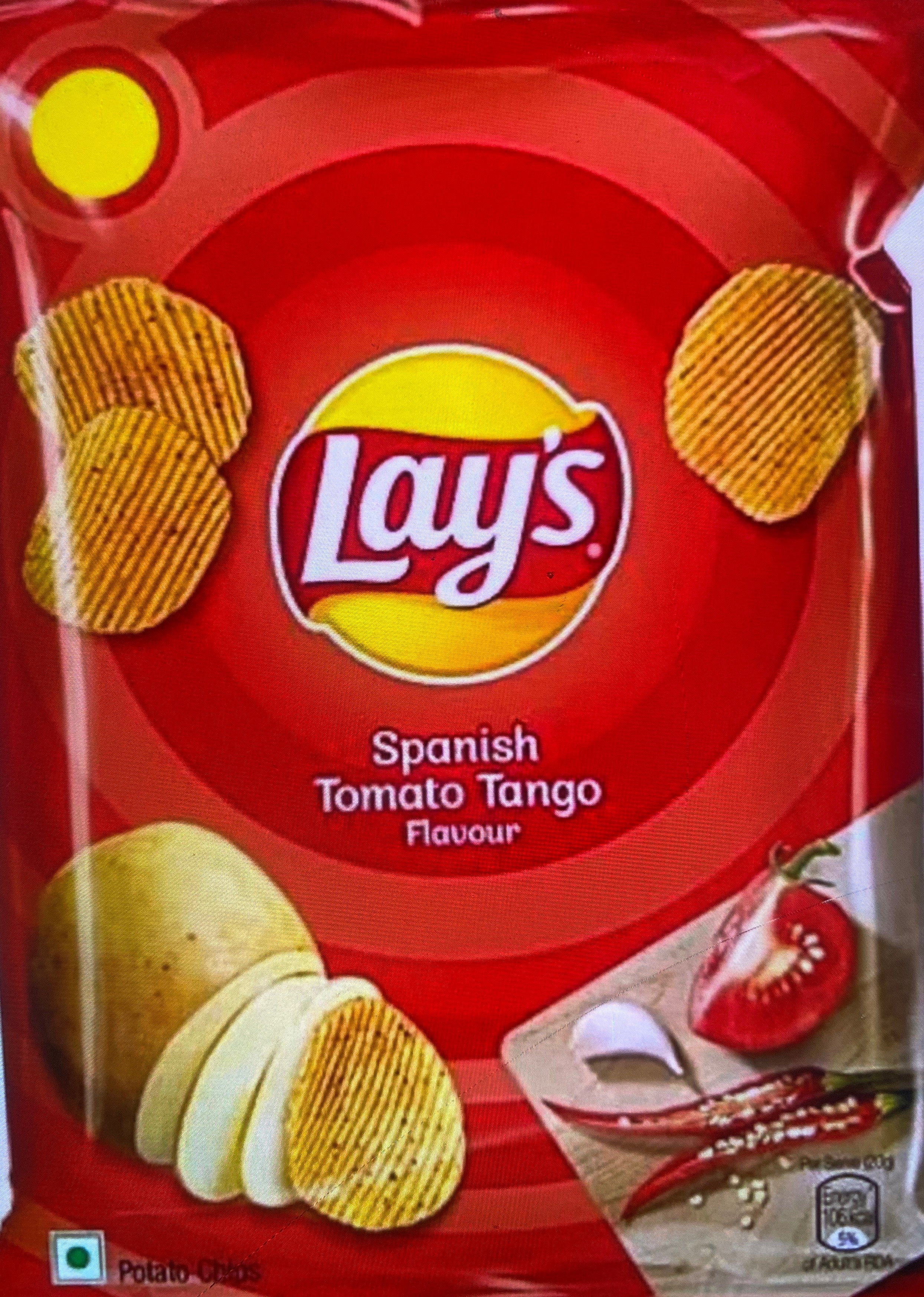 Crispy Lays Chips in a vibrant packet showcasing the brand name, available at ROSHAN LAL in Abohar
