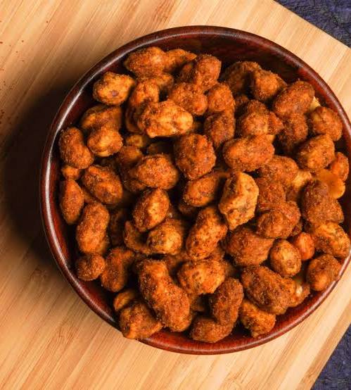 Crunchy Tasty Peanut Snack in a bowl, showcasing its irresistible flavor and texture, perfect for snacking, available in Jhal