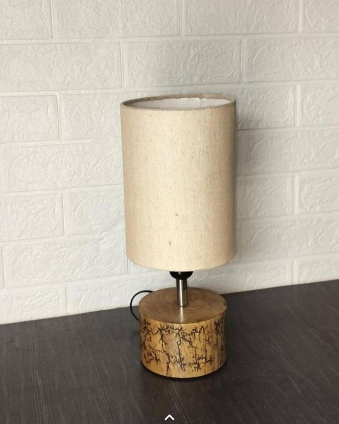 NOBEL HANDICRAFTS - Handcrafted Wooden Table Lamp in Bijnor in Bijnor