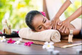 A calming Swedish massage experience using aromatic oils at THE SUKOON SPA in Harda, showcasing a serene atmosphere with soft