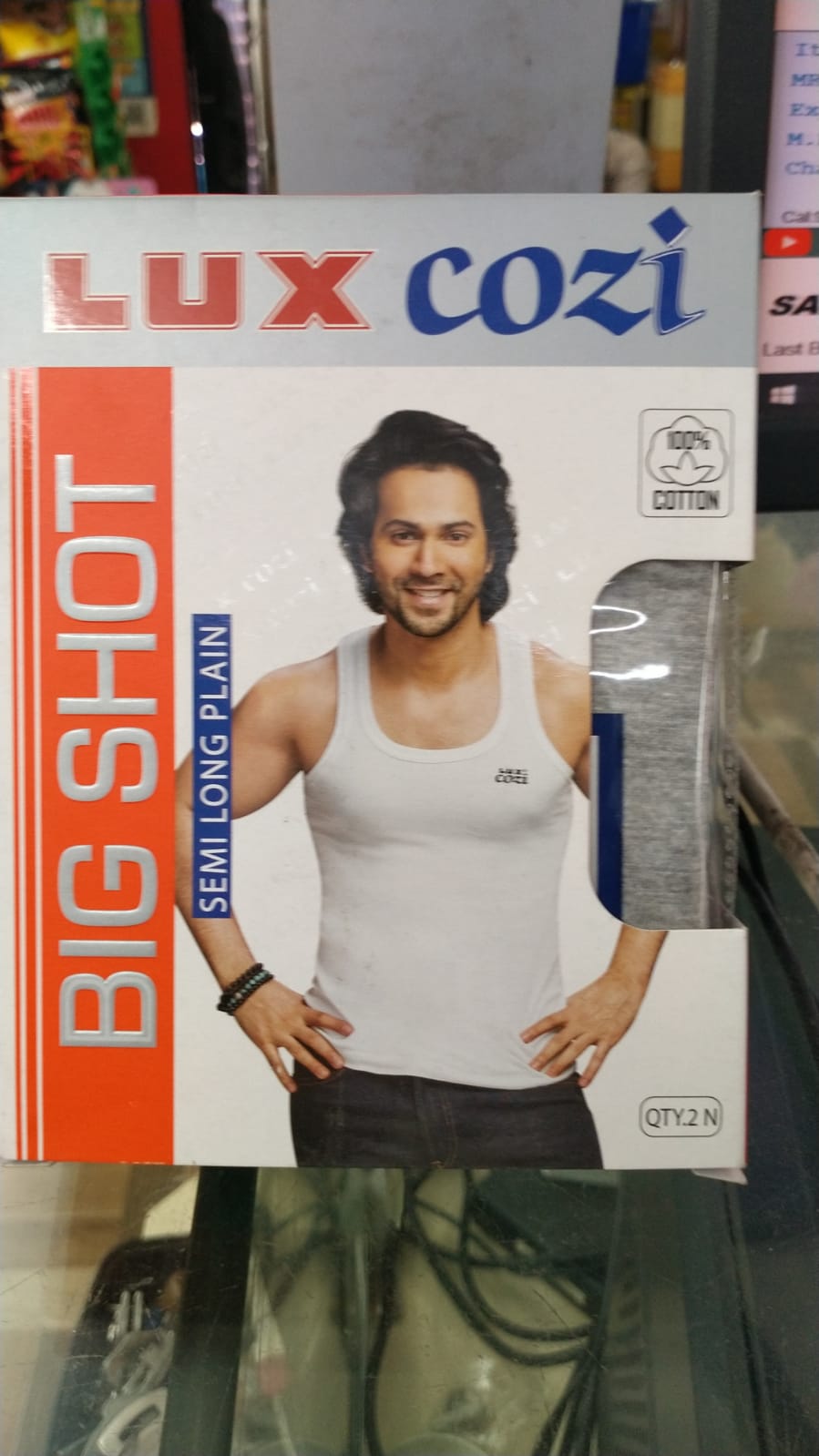 SHIVAM TRADERS - LUX COZI Men Vest Soft Cotton Comfort Innerwear in KOTA