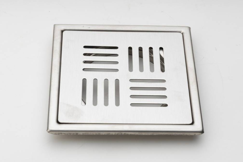 Premium Sylara floor drain designed for elegant tile fit in Rajkot, featuring efficient drainage capabilities.