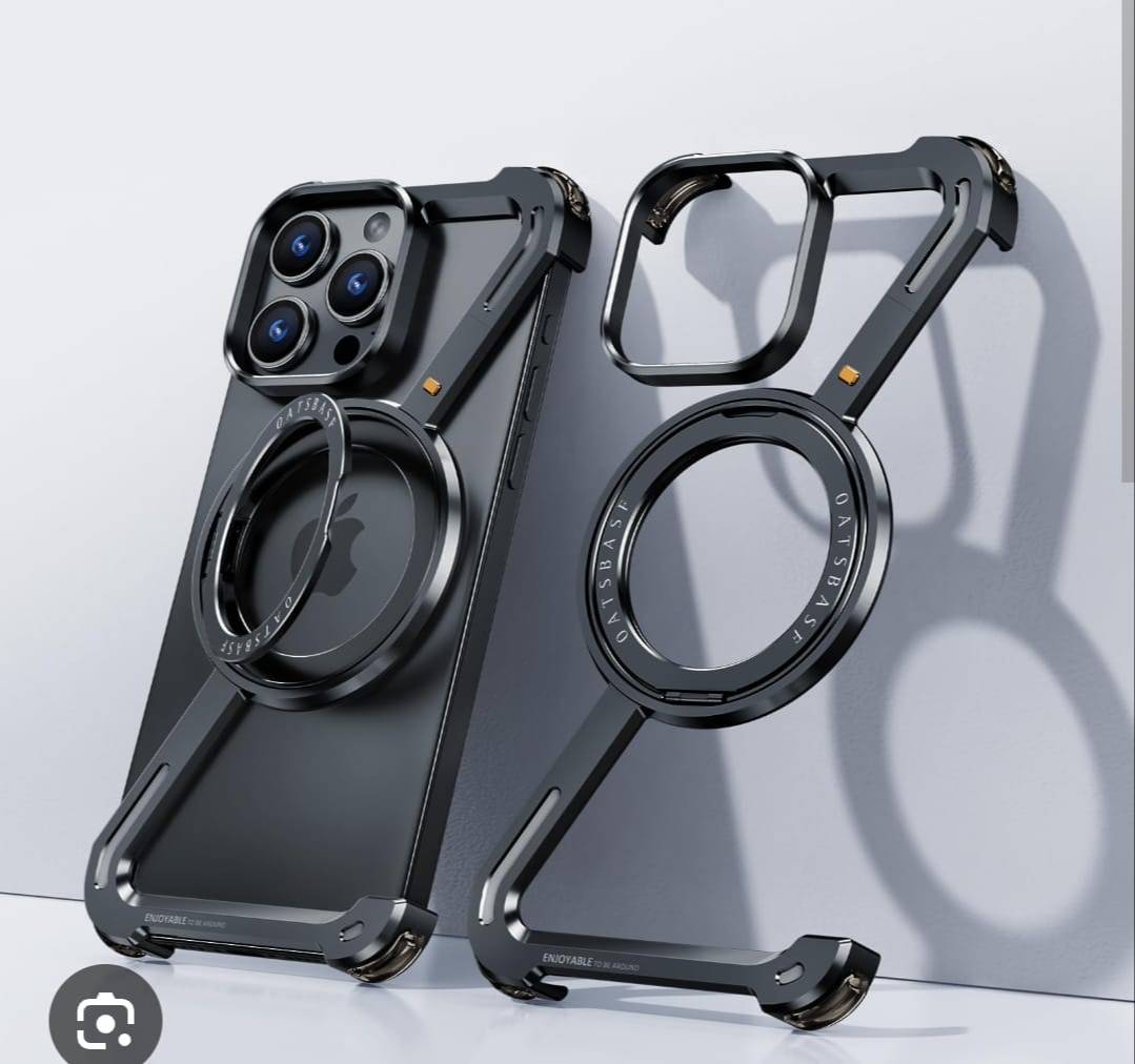 BRAND ZONE ACCESSORIES - OATSBASF Metal Magasafe Stand for iPhone 15 in Visakhapatnam