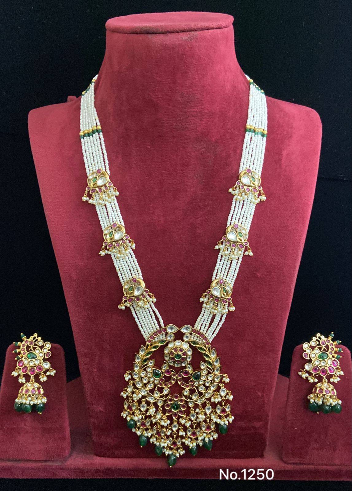Kundan Pearl Necklace Set in Malad West - USHA ARTS