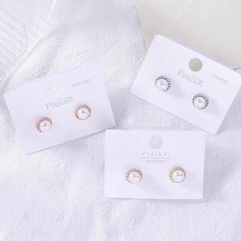 Elegant Pearl Stud Earrings Set in Mumbai - USHA ARTS