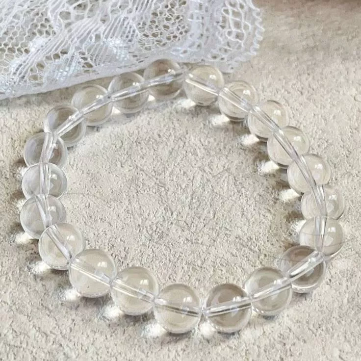  Clear Quartz Bead Bracelet in Surat HEALING GEMS 7TH FLOOR B 710  RJD BUSINESS HUB  KASHA NAGAR ROAD SURAT SURAT GUJARAT 395004 395004