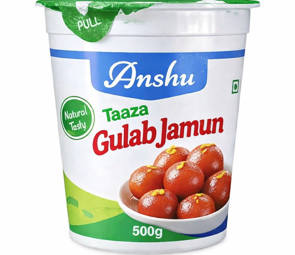 A large 15kg tub of Anshu Taaza Dahi showcasing its creamy texture, perfect for bulk use in DARBHANGA. - Image 4