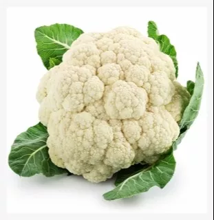 Fresh cauliflower with vibrant color and crisp leaves from MANJIT KAUR in LAUKA, ideal for healthy meals.