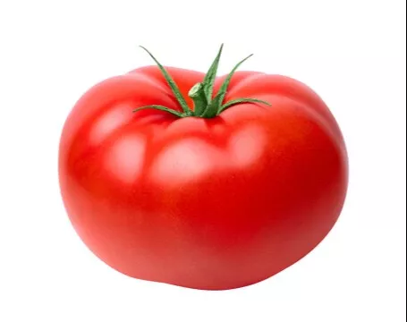 Fresh red tomatoes with vibrant color and firm texture, ideal for culinary use, available at MANJIT KAUR in LAUKA.
