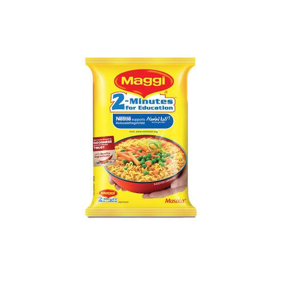Bowl of Maggi Noodles in Panchkula, featuring instant 2-minute masala flavor with vibrant spices and noodles