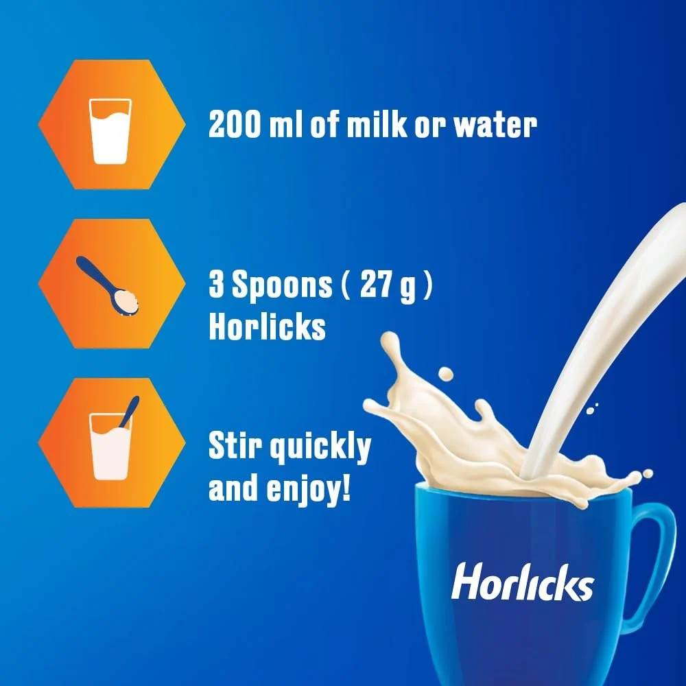 Horlicks Classic Malt Health Drink in MAHADEVPUR — a nutritious beverage for children featuring a rich malt flavor and packed - Image 1