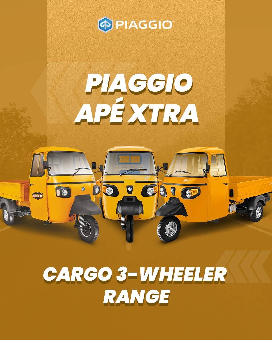 Piaggio Classic Diesel 3 wheeler showcasing stylish design and modern features in Srinagar, ideal for urban commuting.