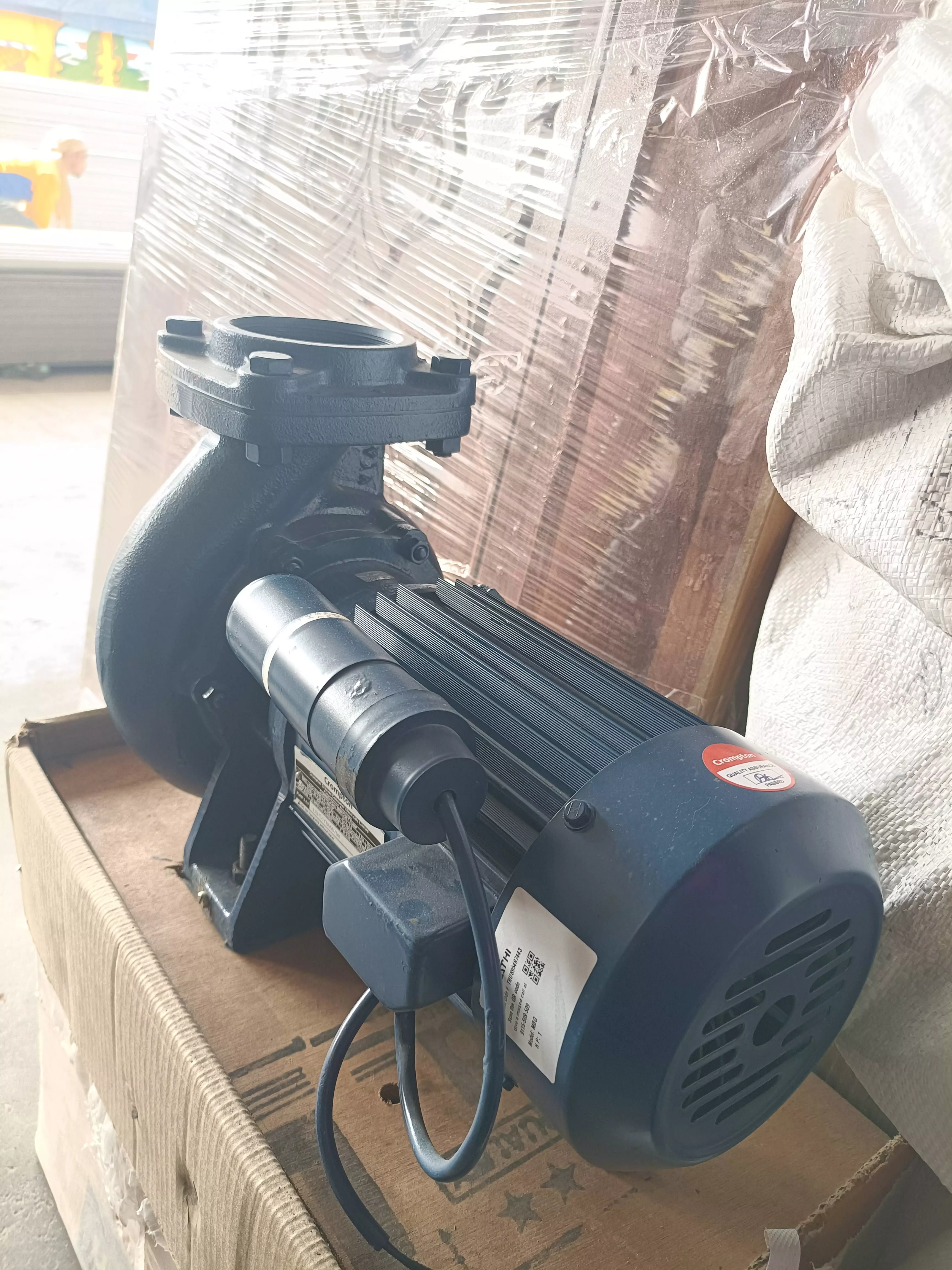 Powerful water pump with robust design and efficient functionality, ideal for water supply in Dhing Bazar.