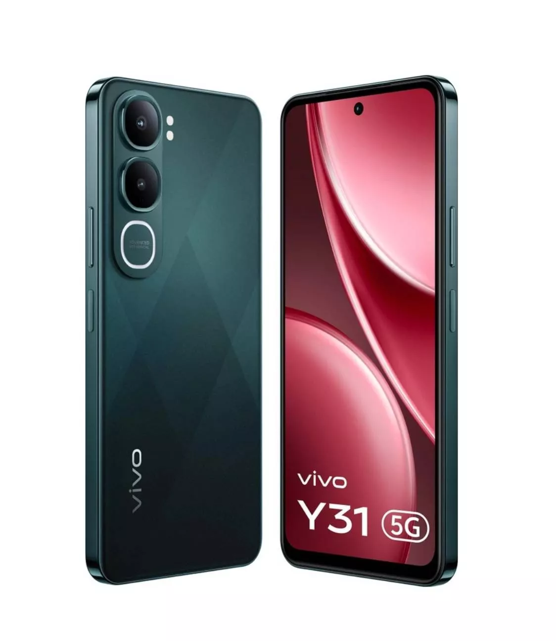 VIVO Y31 5G smartphone showcasing sleek design, large display, and vibrant color options in Barabanki, featuring 4 GB RAM and - Image 1