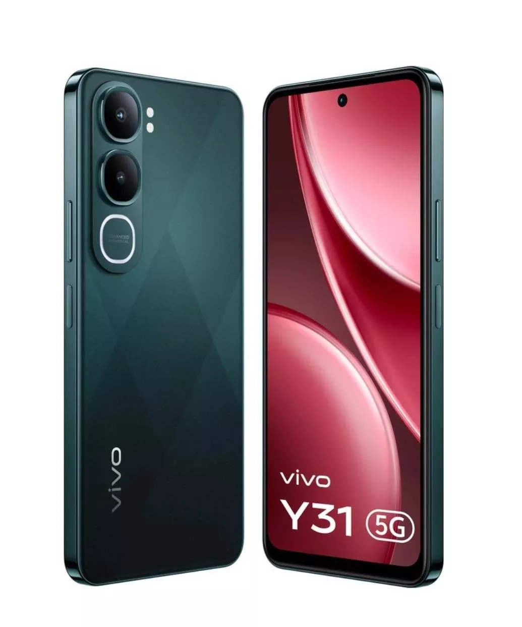 VIVO Y31 5G Smartphone featuring a sleek design, 6 GB RAM, and 128 GB storage, displayed with a vibrant screen in Barabanki.