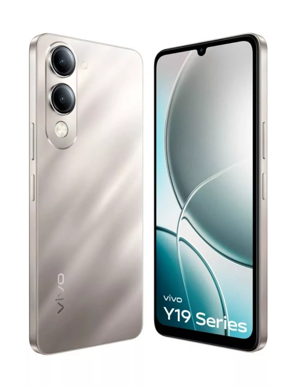 VIVO Y19s 5G smartphone showcasing its sleek design and features, equipped with Dimensity 6300 processor, available in Baraba