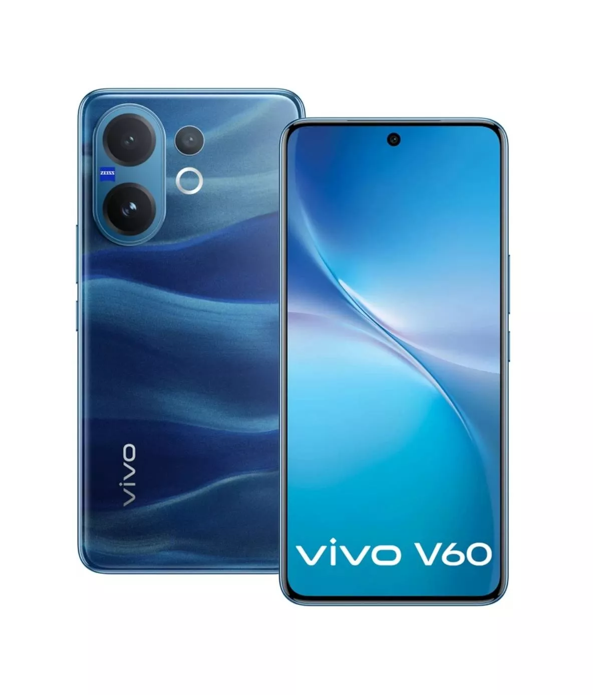 VIVO V60 5G smartphone with 8 GB RAM and 256 GB storage in Barabanki, featuring a sleek design and vibrant display. - Image 1