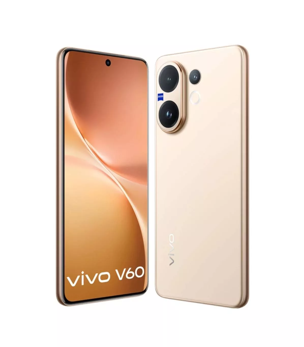 VIVO V60 5G smartphone showcasing its sleek design and large screen, featuring 12GB RAM and 256GB storage in BARABANKI. - Image 1