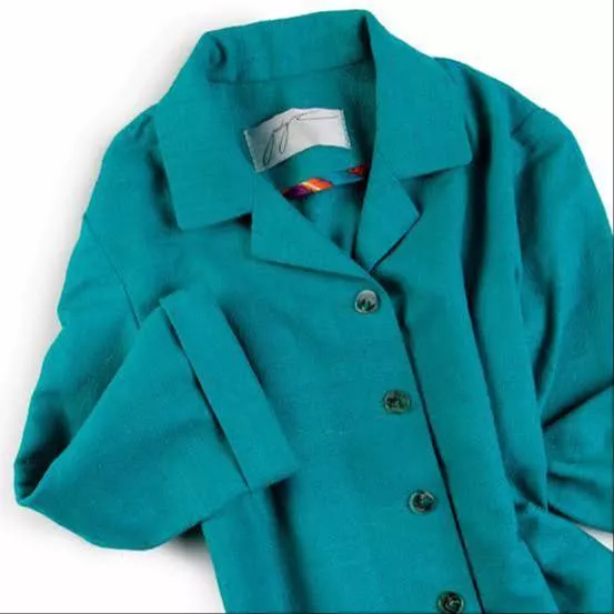 Teal Linen Blend Blazer designed for comfort and style, perfect for any occasion, available at MUSTAFIJUR RAHMAN in Nagaon.
