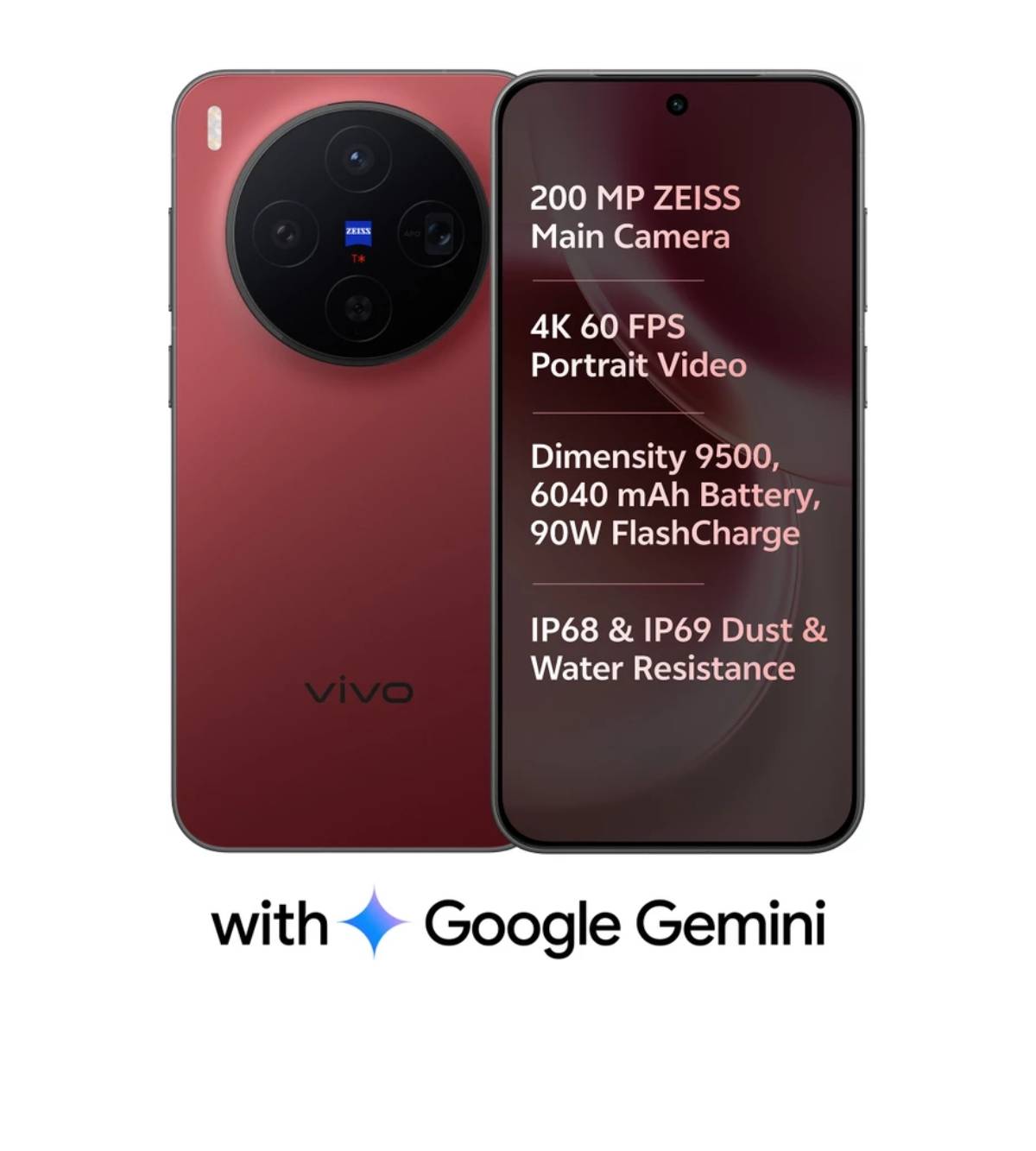 VIVO X300 5G smartphone featuring a Dimensity 9500 processor and sleek design in Barabanki. - Image 2