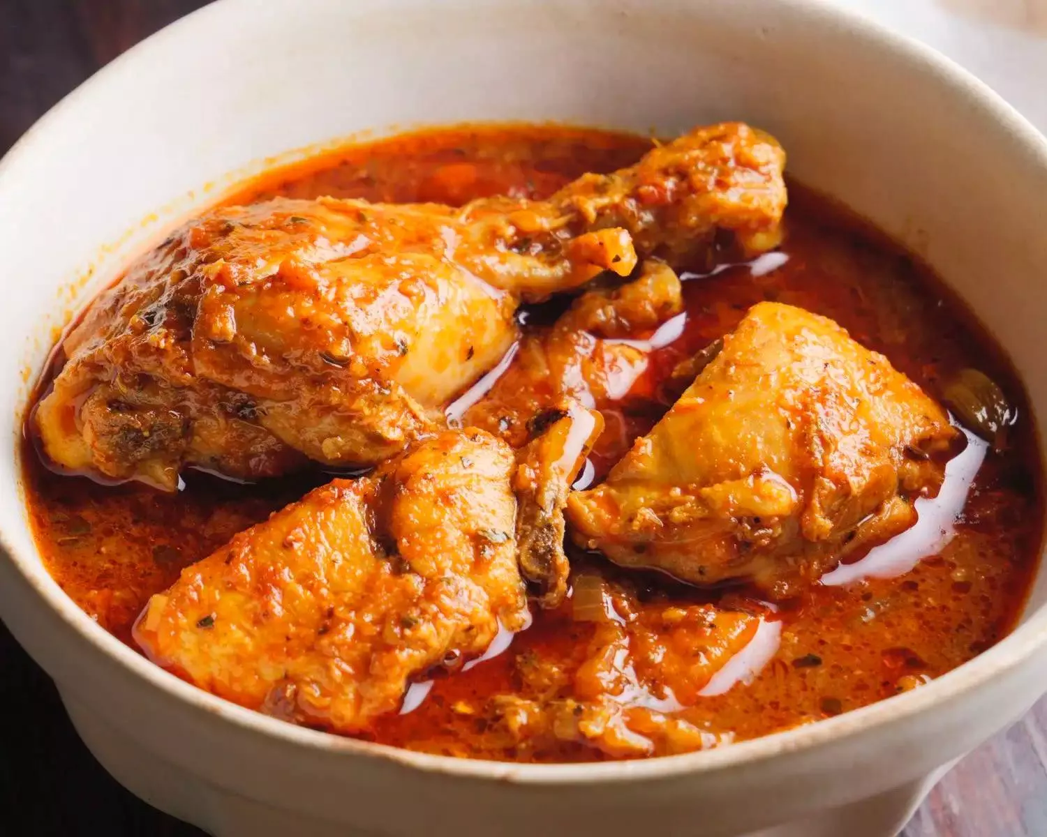 Delicious Meat Hub Wangkhei Hijam Leikai Spicy Chicken Curry in Imphal featuring tender chicken in a rich spicy sauce served 