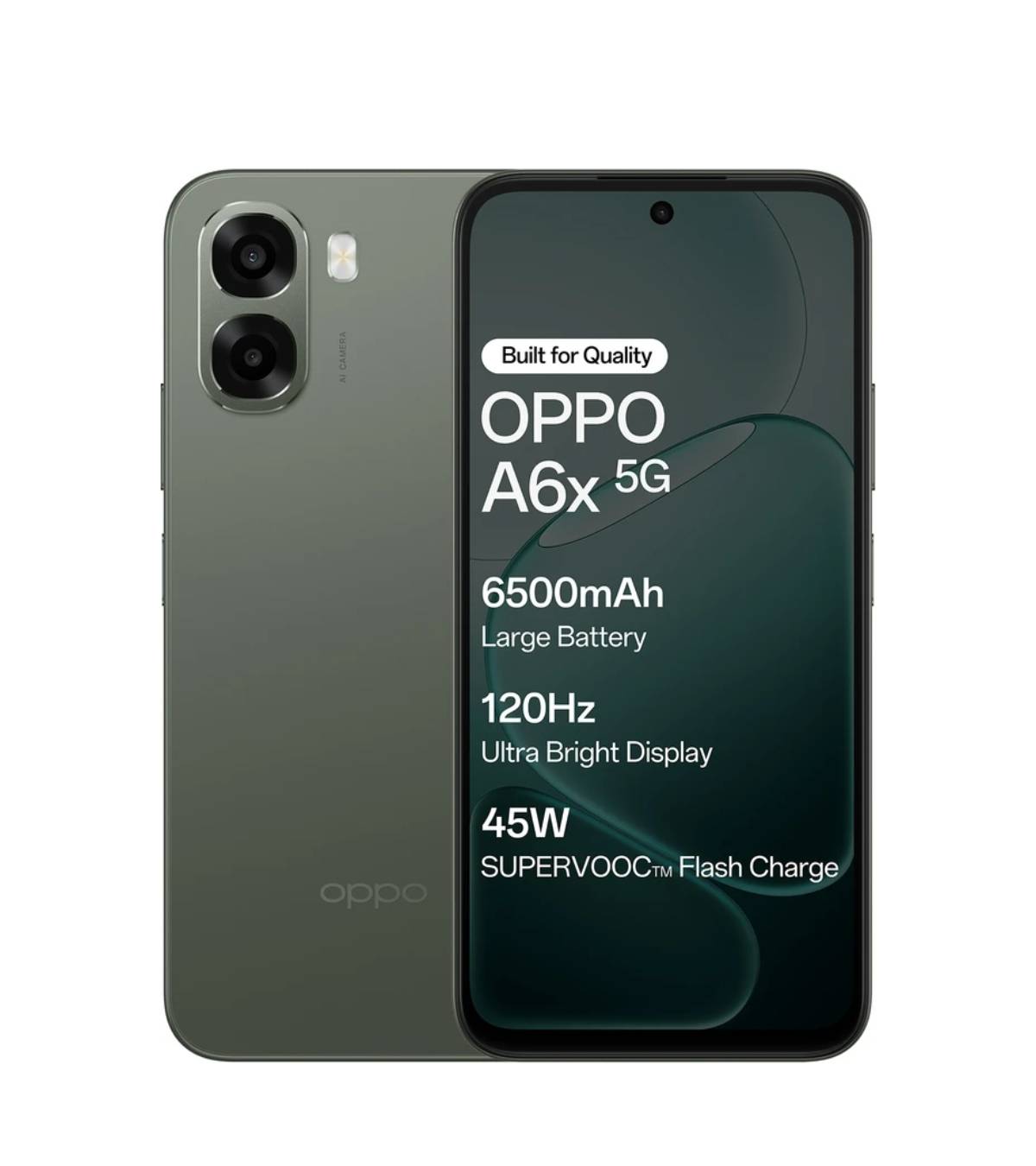 OPPO A6X 5G Smartphone featuring a sleek design and Dimensity 6300 Octa Core Processor, available in Barabanki. - Image 1